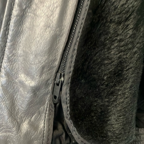 Brooks vintage motorcycle bomber grey Bomber Jacket made in usa size 32 - Picture 4 of 8